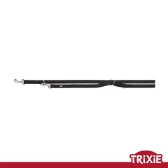 Регульований поводок для собак Trixie 201301 "Premium", XS: 2.00м/10мм, чорний (TX-201301) 4011905201313