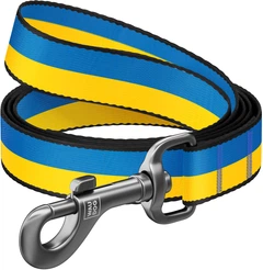 Повідець для собак нейлоновий WAUDOG Nylon "Colors of freedom" M 20 мм х 122 см (4920-4020Collar)