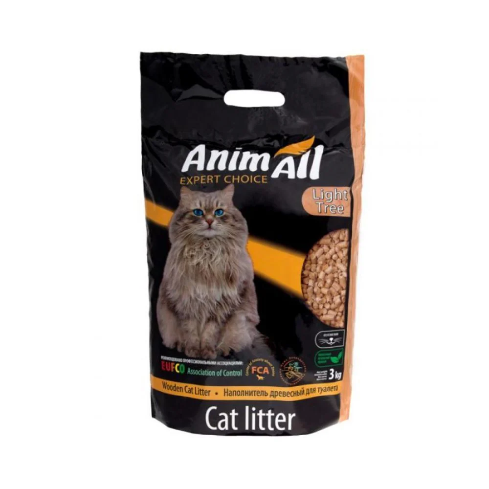 AnimAll наповнювач деревний 2,1 кг - без аромату 2.1 кг