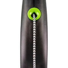 Повідець-рулетка Flexi для собак Black Design трос зелена розмір M 5 м/20 кг 4000498033425