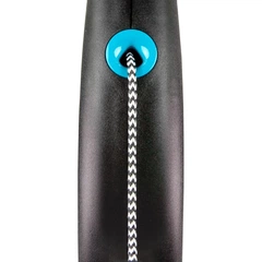 Повідець-рулетка Flexi для собак Black Design трос синя розмір S 5 м/12 кг 4000498033333