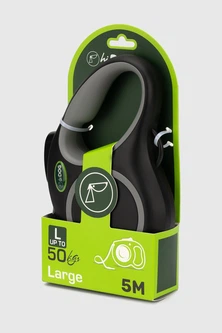 Hi Dog Повідець-рулетка для тварин HiDOG FD5213A-3 L, 5 м 50 кг Чорний (2100104224017) shop (2100104224017)