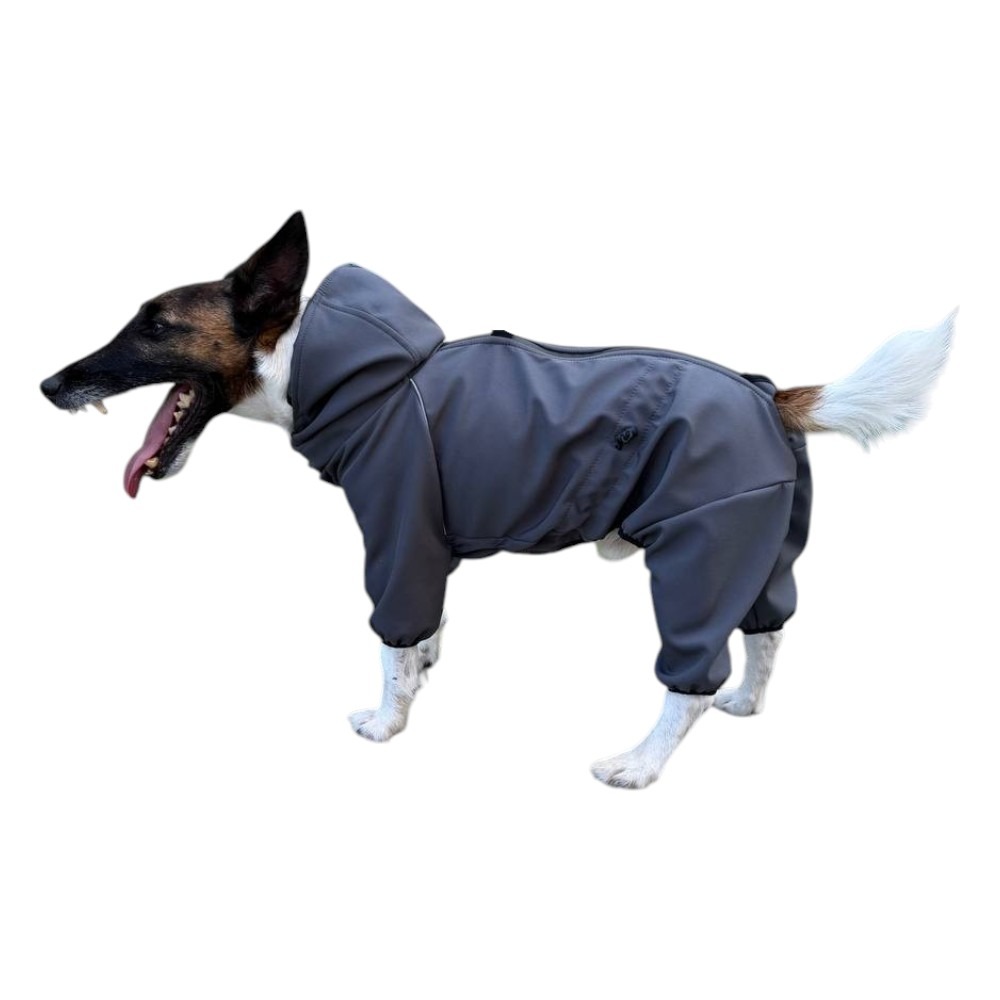 Комбінезон для собак Noble Pet Softshell Marvin Grey 3XL - сірий