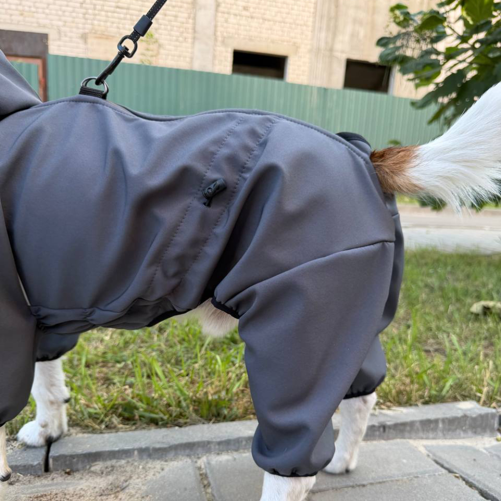 Комбінезон для собак Noble Pet Softshell Marvin Grey 3XL - сірий
