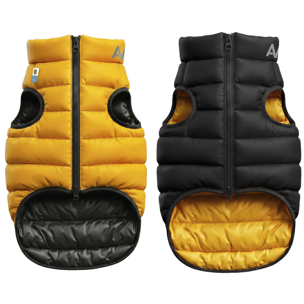 Куртка для собак Waudog AiryVest Двостороння XS-30 - жовто-чорний