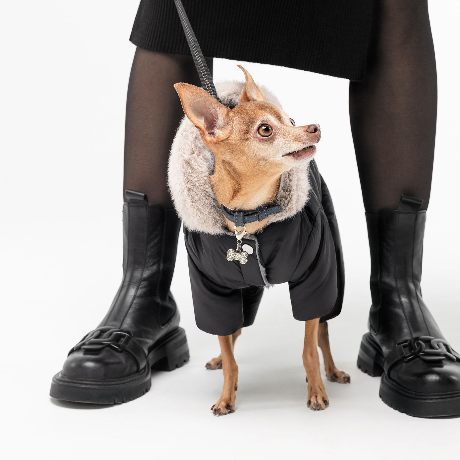 Костюм для собак Pet Fashion «BLACK» S