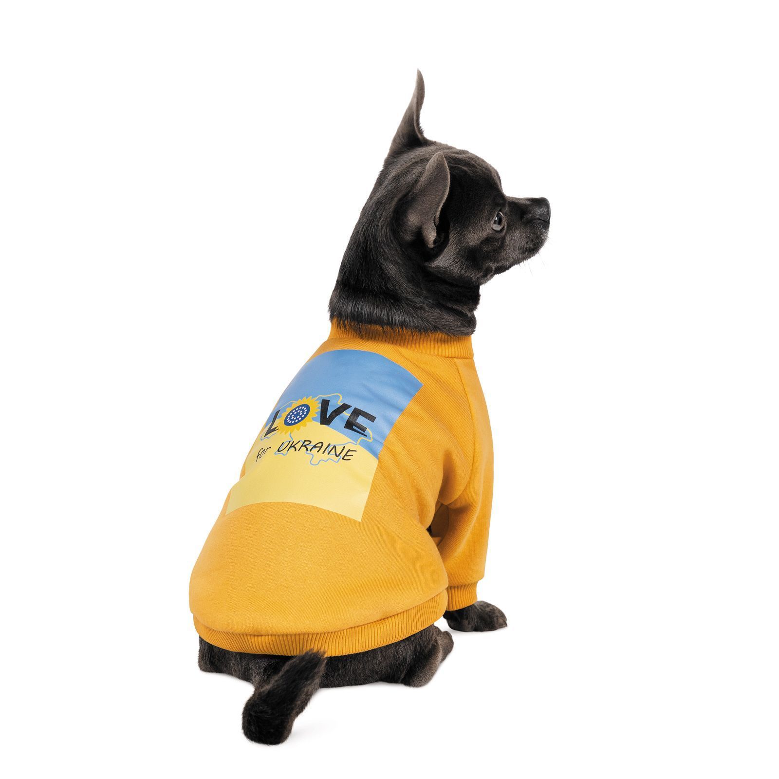 Товстівка для собак Pet Fashion Love for Ukraine XS-2 (помаранчева) XS2