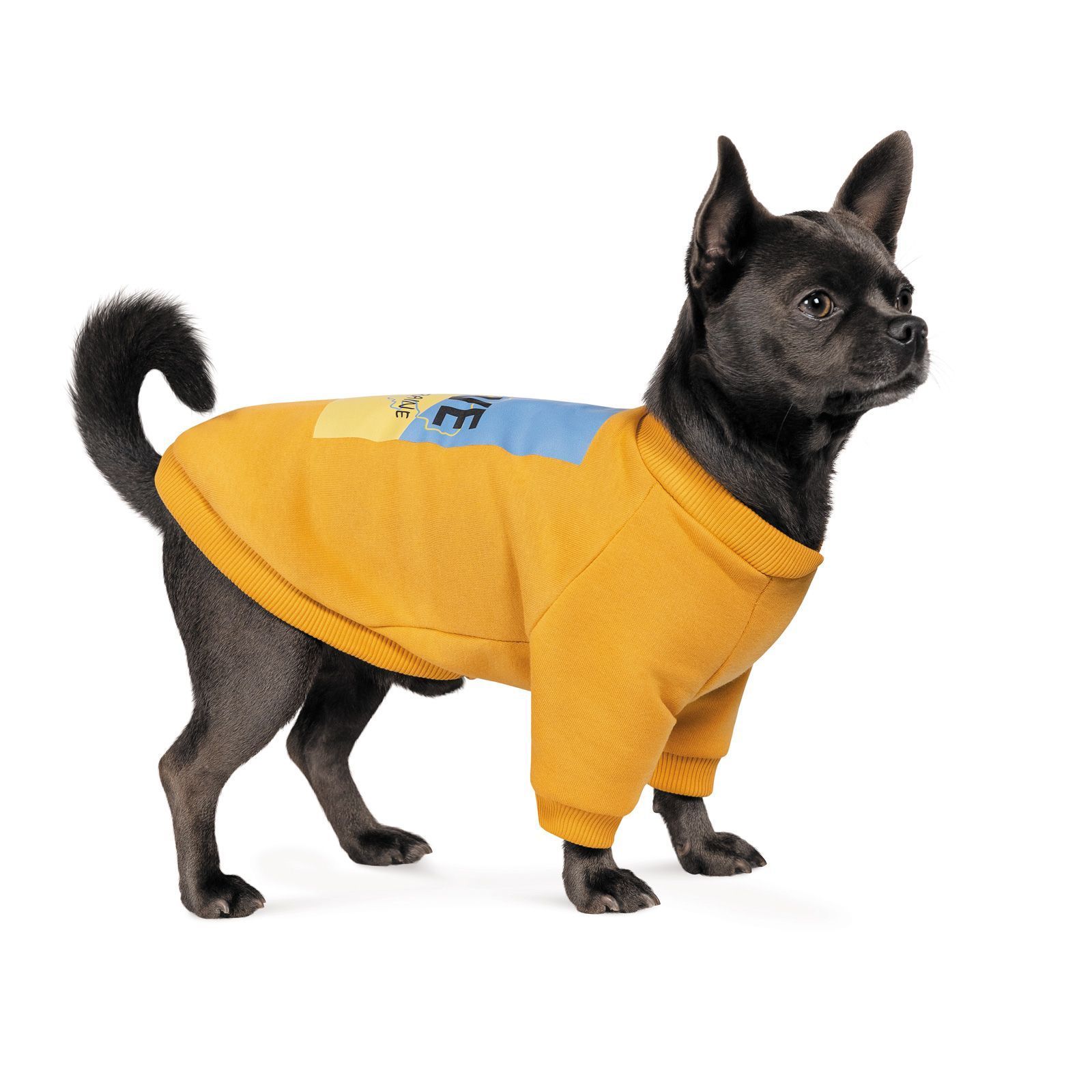 Товстівка для собак Pet Fashion Love for Ukraine XS (помаранчева)