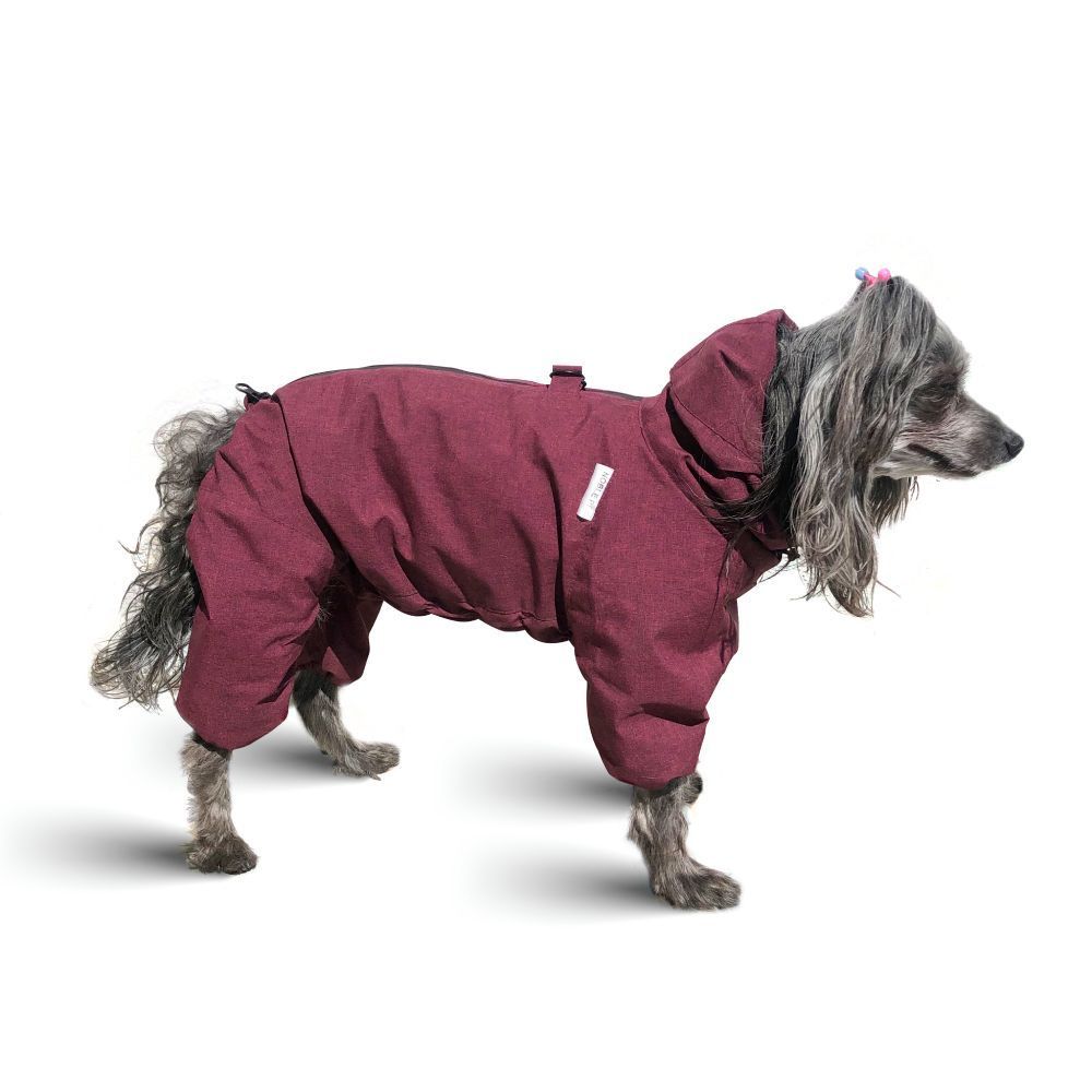 Комбінезон для собак Noble Pet Travis M - бордовий