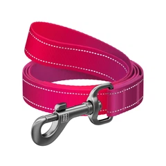 Повідець для собак Collar Waudog Nylon Mono S - рожевий