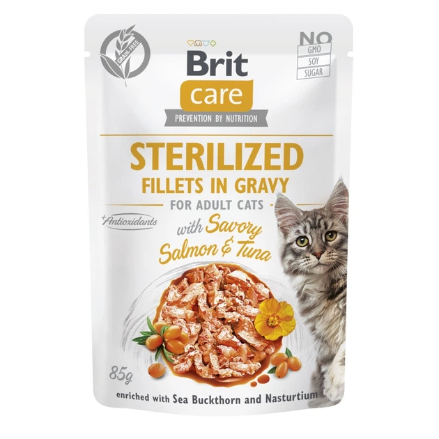 Набір вологих кормів для котів Brit Care Flavour box Sterilized 12 шт х 85 г