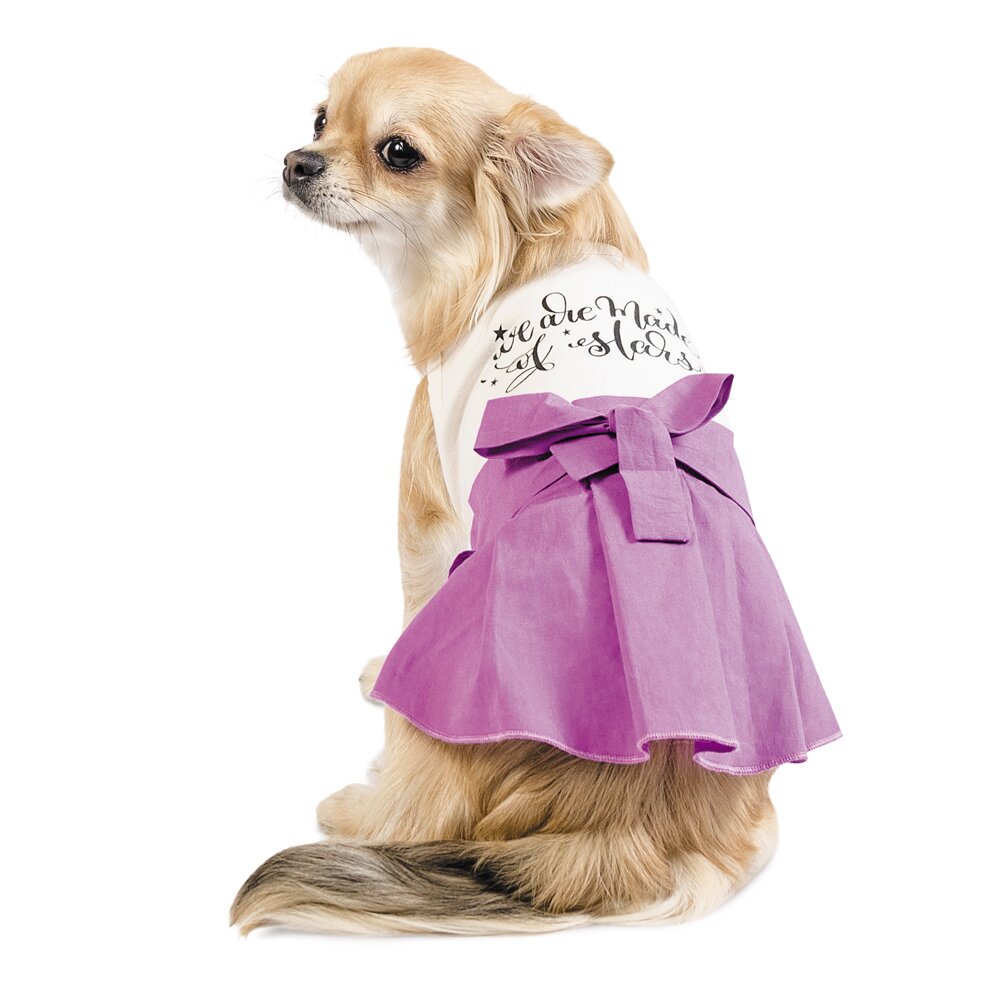 Сукня для собак Pet Fashion «Єва» XS (фіолетова)