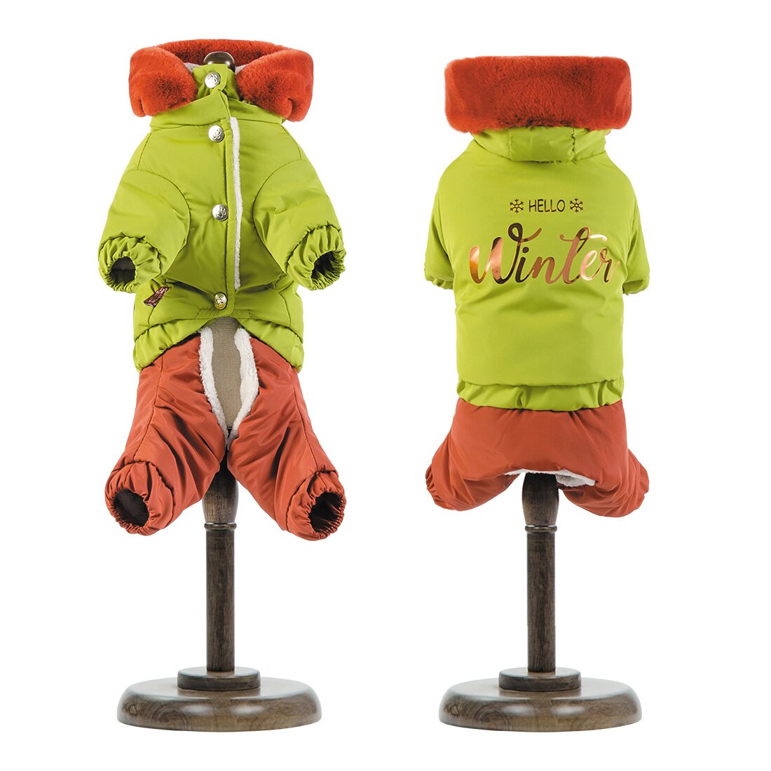 Костюм для собак Pet Fashion «Барні» S (зелений)