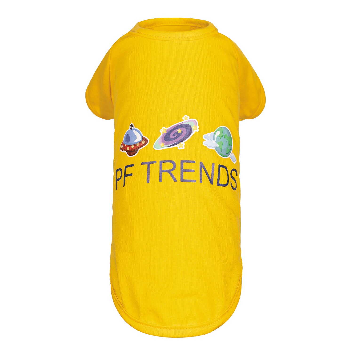 Футболка для собак Pet Fashion «Галактика» XS (жовта)