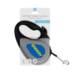 Повідець-рулетка з нейлоновою стрічкою WAUDOG R-leash "Сміливість" L, 50 кг, 5 м (4823089348957)