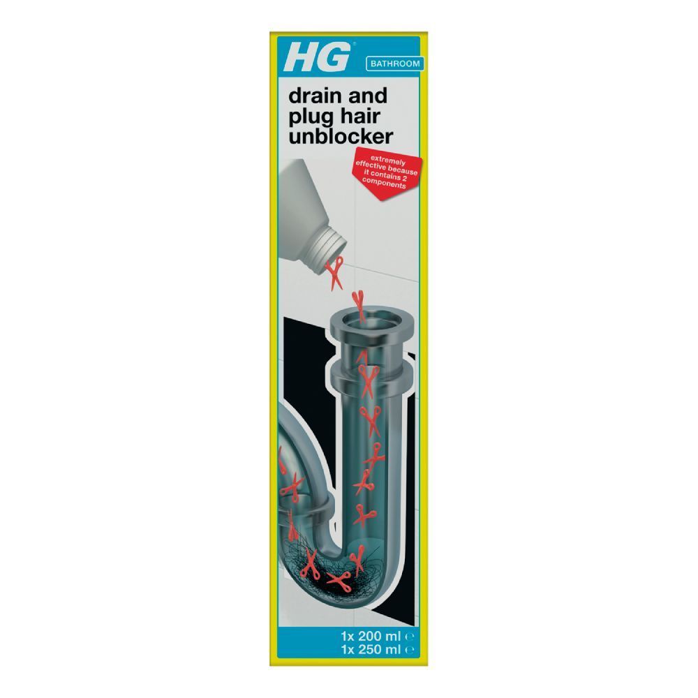 HG International B.V. HG 2-ох компонентний засіб для видалення шерсті та волосся у трубах