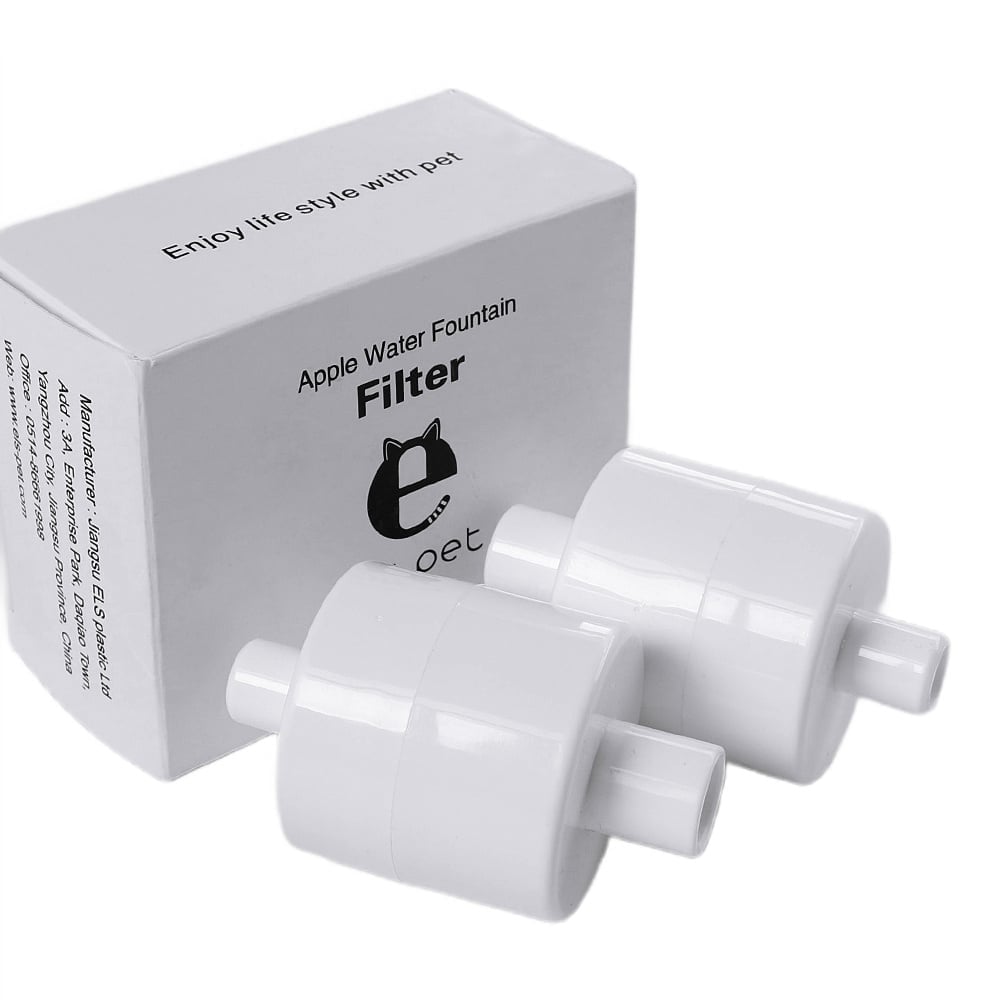 Фільтр для поїлки-фонтану Els Pet Apple 10x8,5 см 2 шт - білий