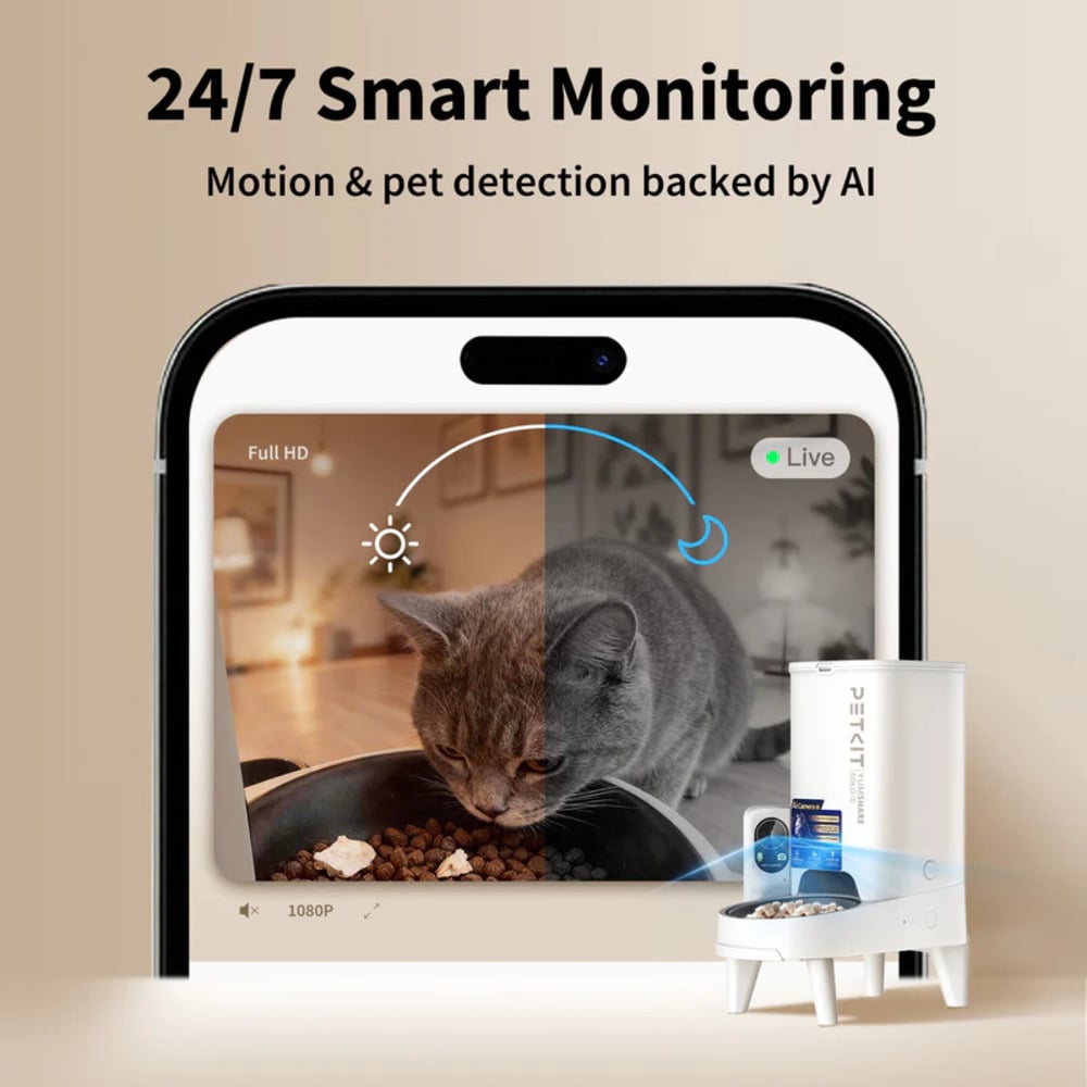 Смарт-годівниця для котів Petkit YumShare Solo 2 P572 3 л - білий