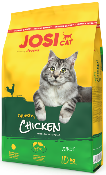 Корм із птицею для дорослих котів JosiCat Crunchy Chicken 10 кг від Josera