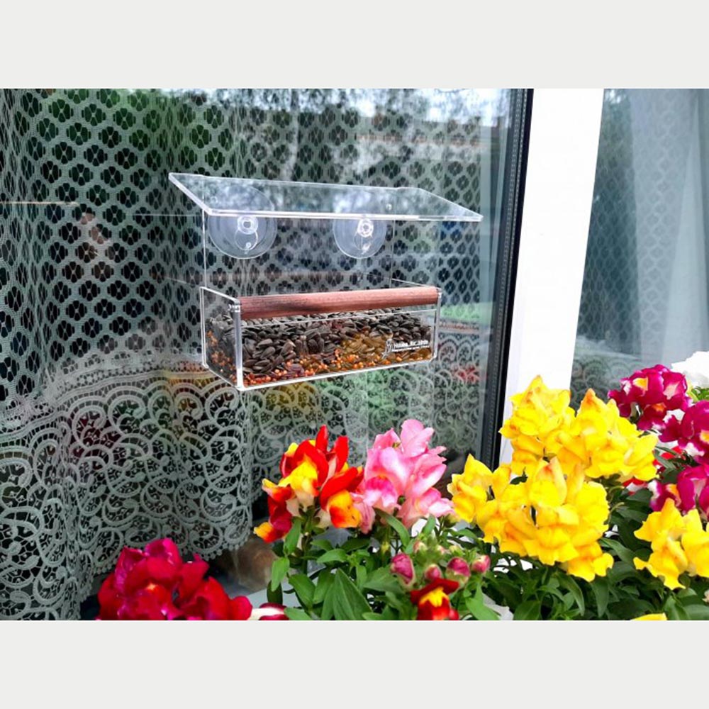 Годівниця для птахів House for Birds віконна «Комплекс» 18 х 7 х 11 см