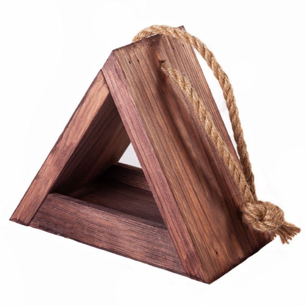 Годівниця для птахів House for Birds Хатина 19x22x12 см - коричневий
