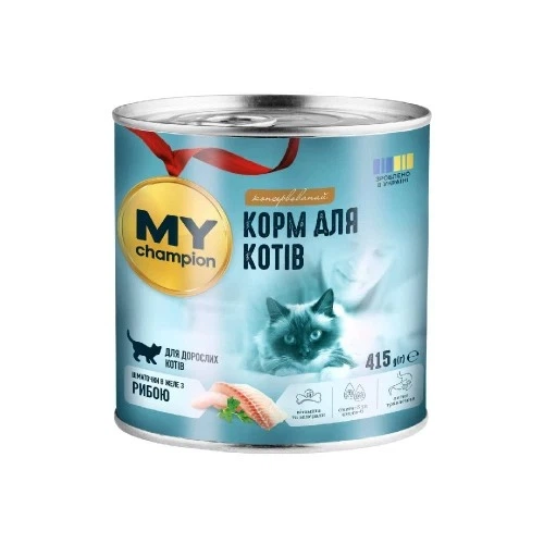 My Champion Вологий корм (шматочки в желе)