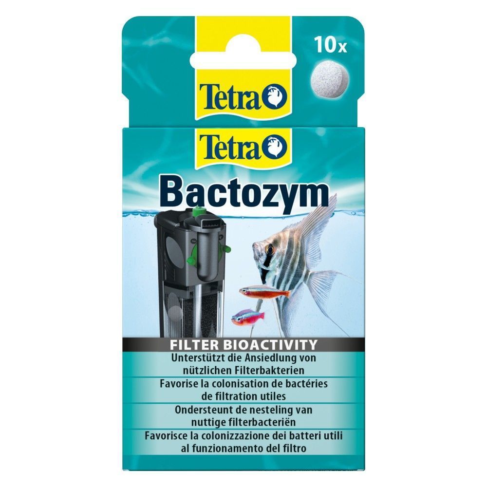 Tetra Bactozym засіб для стабілізації біологічної рівноваги в акваріумі 10 шт