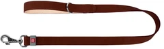 Повідець для собак шкіряний WAUDOG Classic, Ш 14 мм, Дов 122 см, Коричневий (08136Collar)