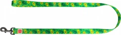 Повідець для собак нейлоновий Collar WAUDOG Nylon, малюнок "Авокадо", L, Ш 25 мм, Дов 122 см (4924)