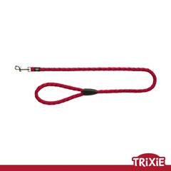 Поводок "Cavo",Trixie 143403 для тварин S-M: 1.00м/12мм, червоний (TX-143403) 4053032023185