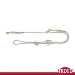 Trixie Регульований поводок "Soft Rope", XS-S: 2.00м/6мм, шавлія/м'ятний (TX-1985216) 4053032681170