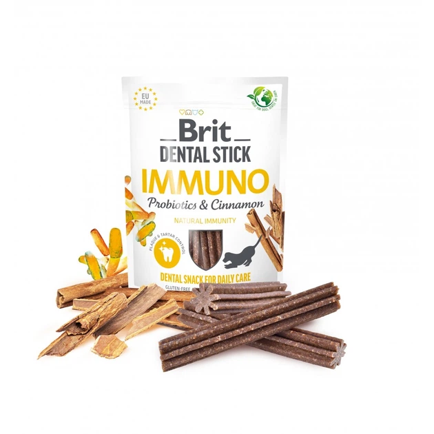 Brit Care Добавка Dental Stick Immuno для дорослих собак