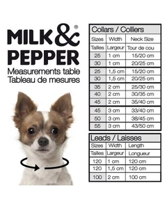 Повідок в смужку для собак Milk&Pepper Heritage