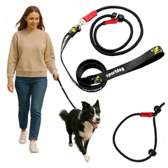 Style Pets Повідець зашморг тренувальний нейлоновий з нашийником механізмом корекції для дресирування собак 140 см (483440-Prob)