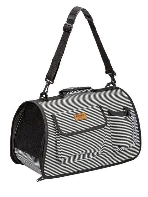 Сумка переноска для котів і собак CosmoPet CP-09 53x23x27 см Чорний