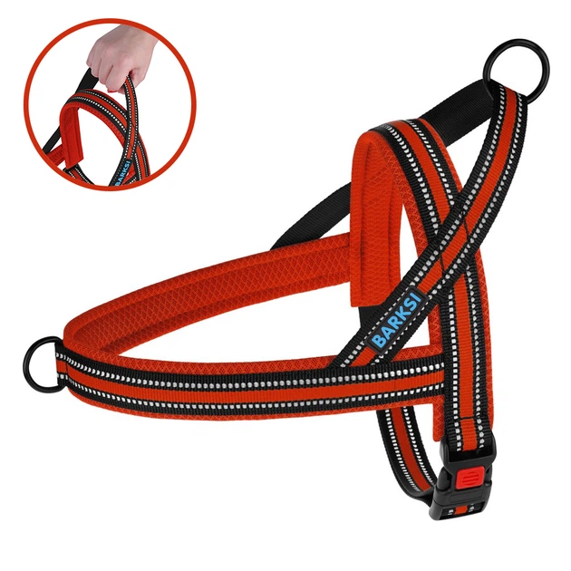 Barksi Шлея для Собак BronzeDog Mesh Скандинавська Червона 32-38 см (81103)