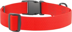 Нашийник для собак водостійкий WAUDOG Waterproof з QR паспортом пластиковий фастекс XXL Ш 40 мм Дов 46-70 см Червоний (25113Collar)