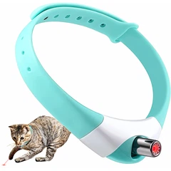 Без бренда Нашийник для котів із вбудованим лазером Smart Laser Collar Зелений (1015-115-00)