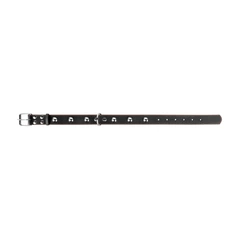 Нашийник Collar одинарний з прикрасами 35 мм х 48-63 см Чорний (02711 Col)