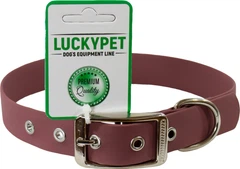 Нашийник із водонепроникної стрічки Lucky pet 2.5 см 30-40 см Бордовий (216959)