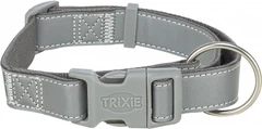 Нашийник для собак Trixie Premium Reflect світловідбиваючий S–M 30–45 см 20 мм Графітовий (4011905673486)