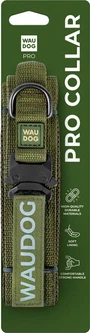 Нашийник з ручкою тактичний для собак WAUDOG PRO металевий фастекс M, Ширина 50 мм Довжина 38-47 см Хакі (688731collar)