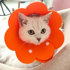 Xtep Комір-нашийник "для загоєння ран" для собак та кішок Orange Flower Size М