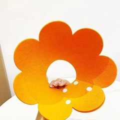 Xtep Комір-нашийник "для загоєння ран" для собак та кішок Orange Flower Size М