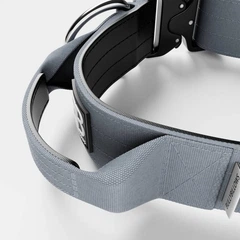 Тактичний широкий нашийник із ручкою для собак BullyBillows Combat Collar Handle 5 cm M: 50 мм, ОШ 43-58 см Сірий