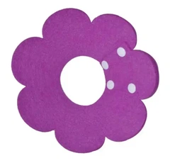 Xtep Комір-нашийник "для загоєння ран" для собак та кішок Purple Flower Size S