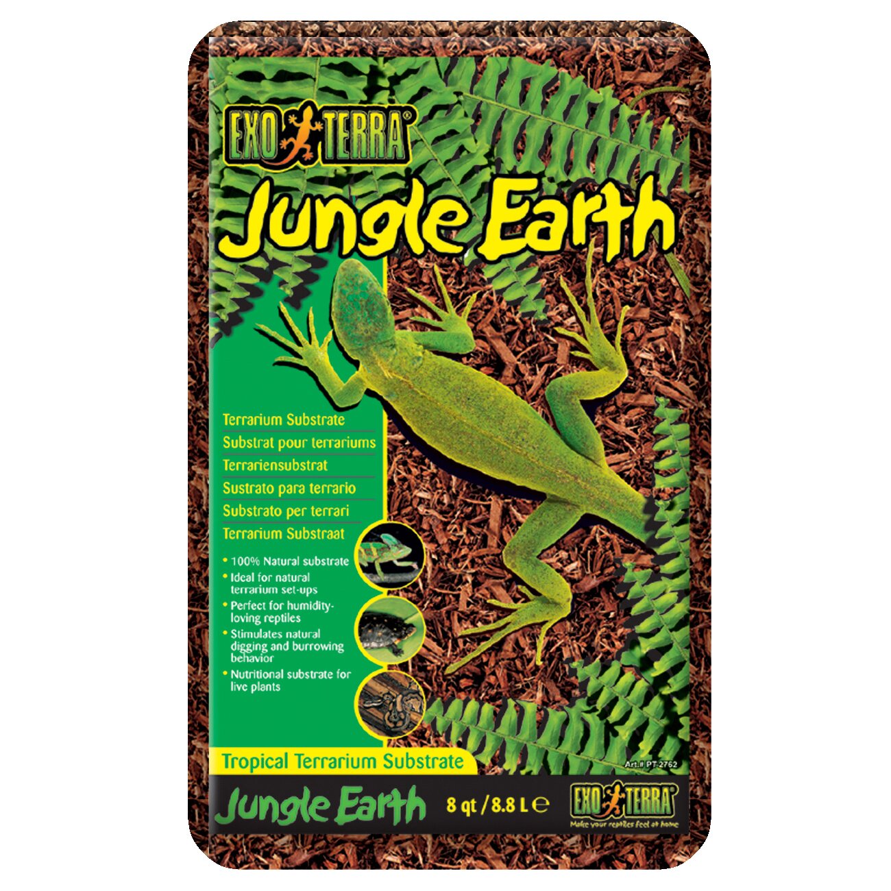 Наповнювач для тераріума Exo Terra «Jungle Earth» 8,8 л (змішаний субстрат)