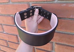 Широкий шкіряний нашийник XL(56-70 см) Lockdog (2000002397335)