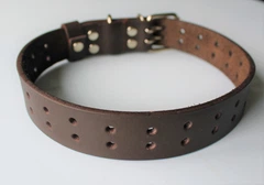 Нашийник з натуральної шкіри M(30-44 см) Lockdog (2000002398264)