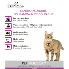 Цифрова камера для домашніх тварин EYENIMAL Pet Videocam (вага 30 гр)